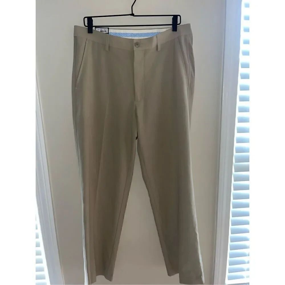 FootJoy FJ Mens Performance Golf Pants Tan Size 34 x 30 NWT